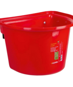Kerbl Żłób na paszę z zawiesiem - 12 l, czerwony