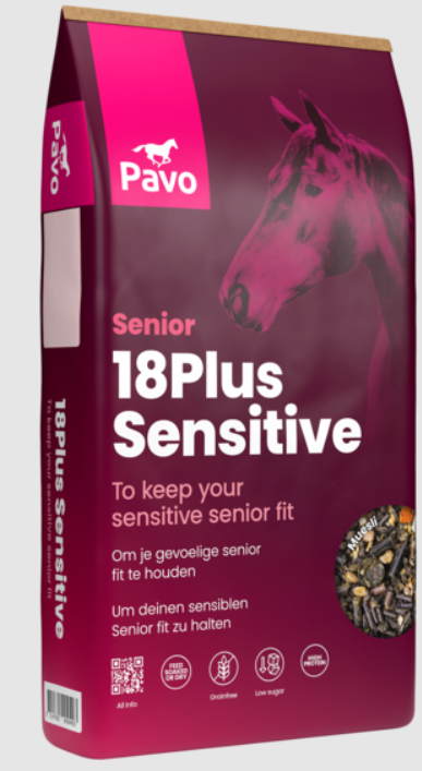 Pavo 18Plus Sensitive 15 kg - bezzbożowe musli dla wrażliwego seniora