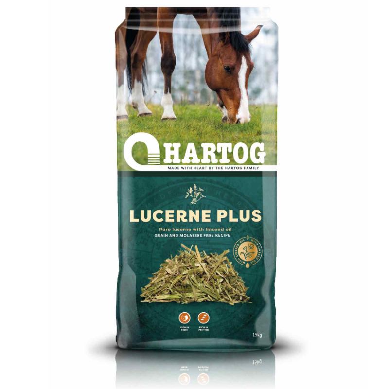 Hartog Lucerne Plus 15 kg - sieczka z lucerny z olejem lnianym